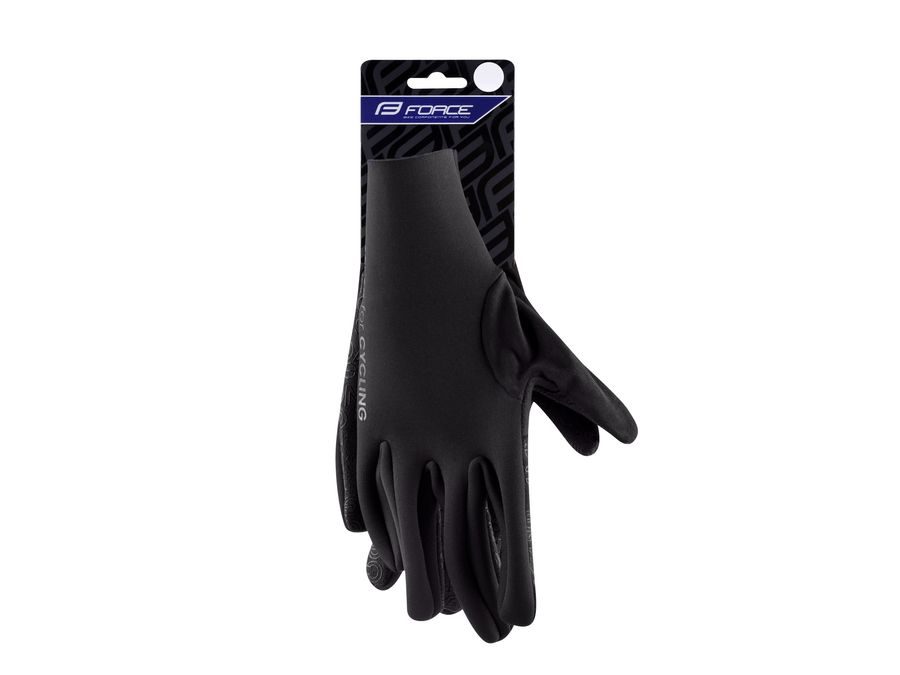 Podzimní/zimní rukavice FORCE ASPECT neopren, černé