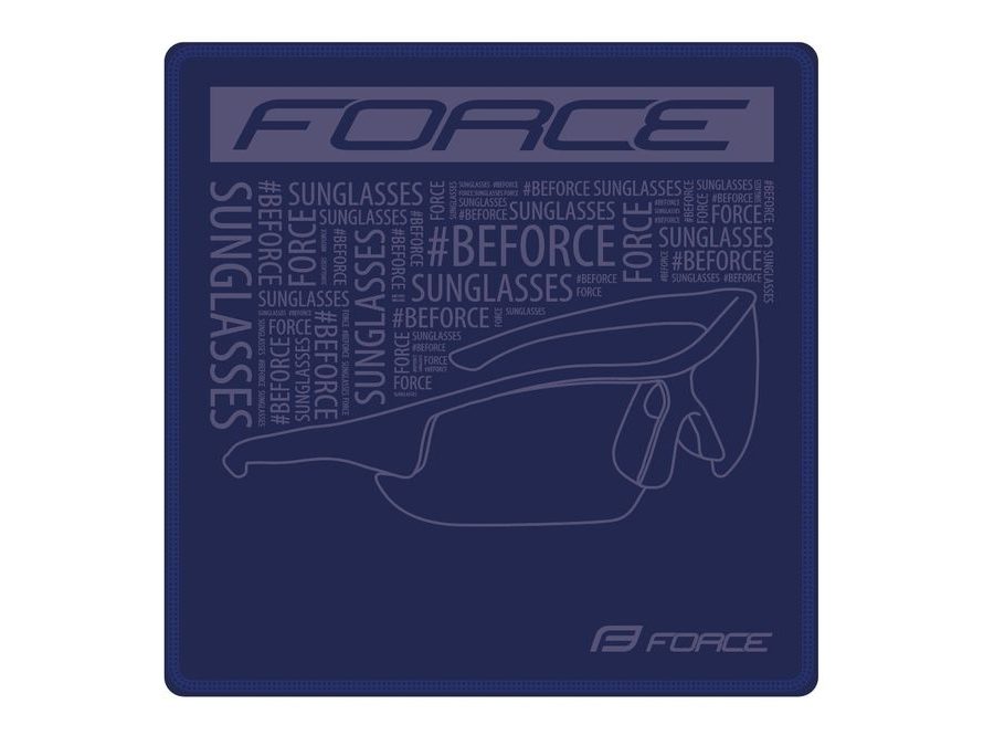 hadřík FORCE na čištění brýlí, modrý