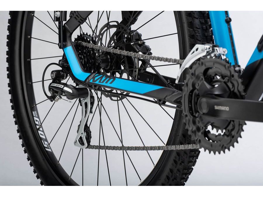 Pánské horské kolo Ghost Kato EQ 29" - Black / Bight Blue Metallic