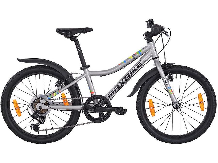 Dětské kolo Maxbike Junior 20" - Šedý 2025