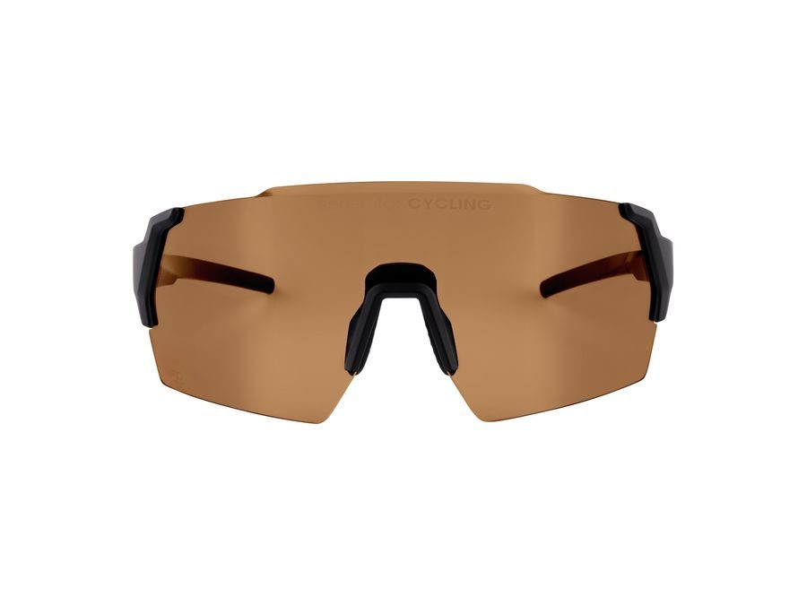 Brýle FORCE ELECTRA černé, hnědé zrcadlové sklo