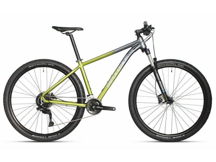 Pánské horské kolo MAXBIKE Malawi 29" černo/zelené 2025