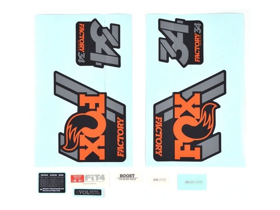 Nálepky FOX na Vidlice 34 SADA