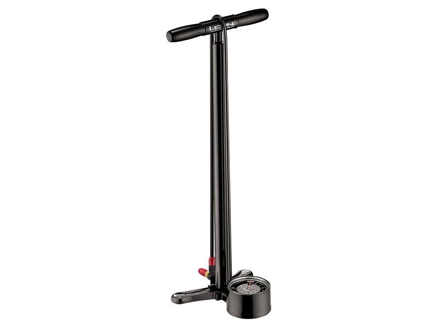 Dílenská hustilka LEZYNE PUMP FLOOR ALLOY FLOOR DRIVE 3.5 BLACK GLOSS