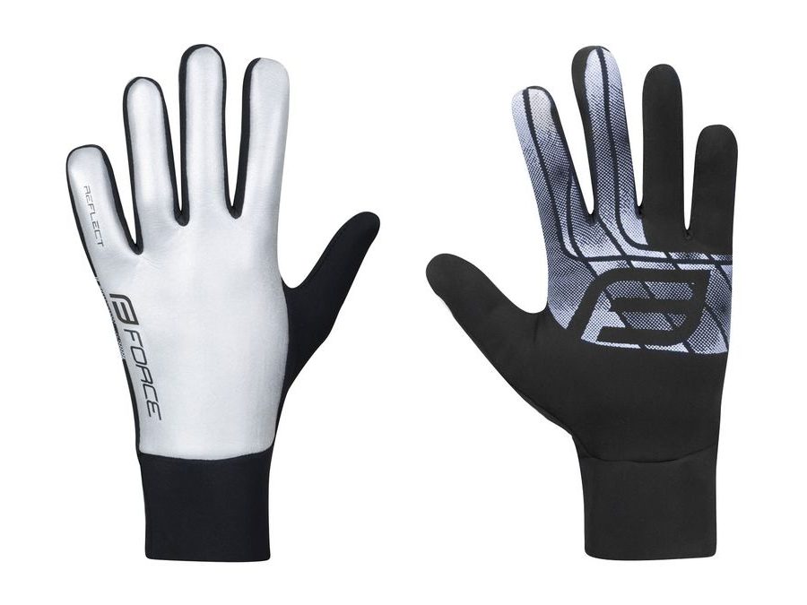 Podzimní/zimní rukavice FORCE REFLECT, celoreflexní