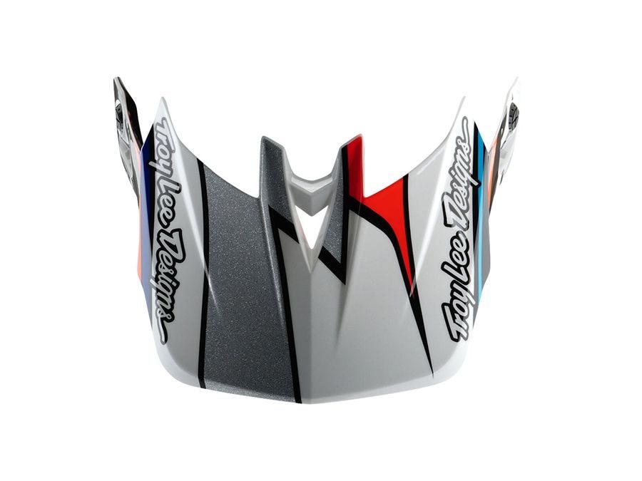 Integrální helma Troy Lee Designs D4 COMPOSITE FRAMES WHITE / SILVER 2025