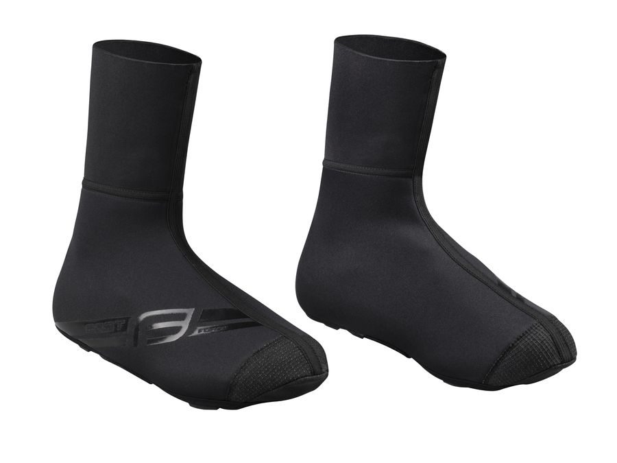 Návleky treter FORCE FAST bez zipu MTB, černé