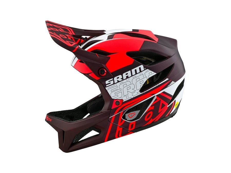 Integrální helma Troy Lee Designs STAGE MIPS SRAM VECTOR RED 2024