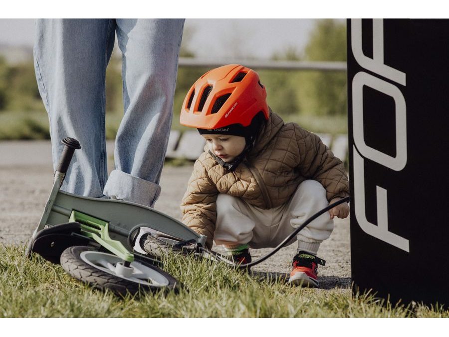 Helma FORCE ZEBU s blikačkou, oranžová