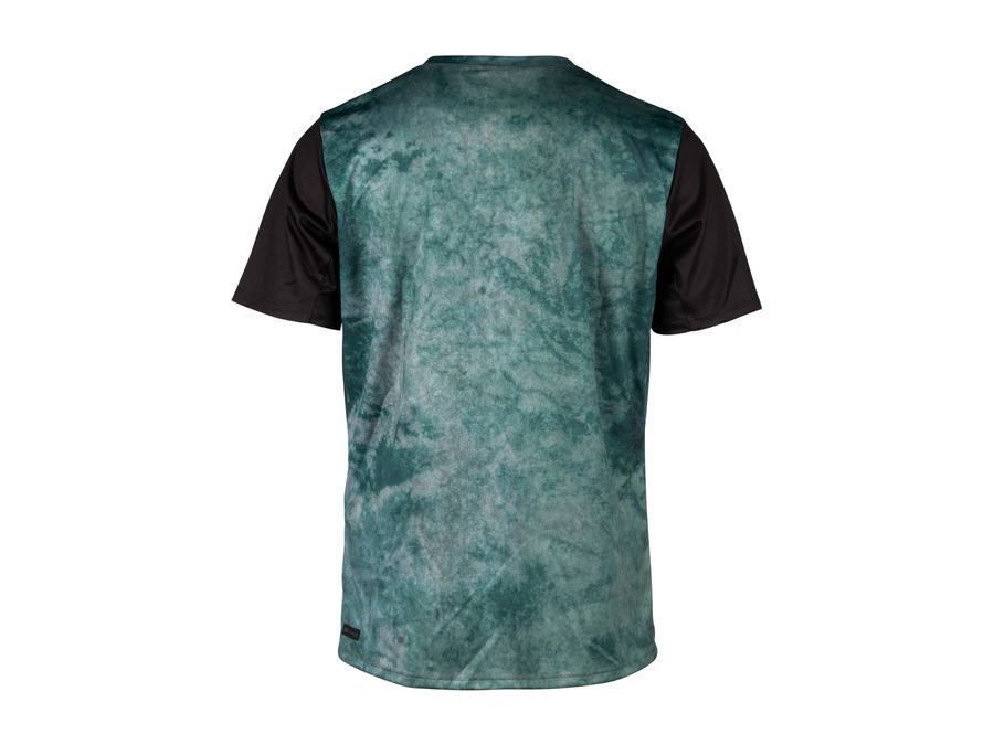 Pánský dres s krátkým rukávem FORCE MTB MOVE, tmavě zelený