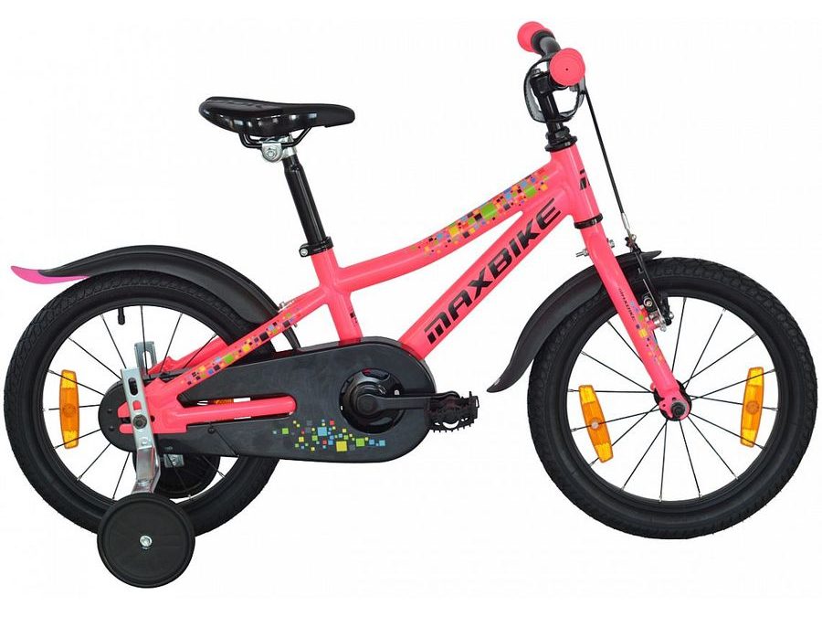 Dětské kolo MAXBIKE KID 16" růžová 8.2kg