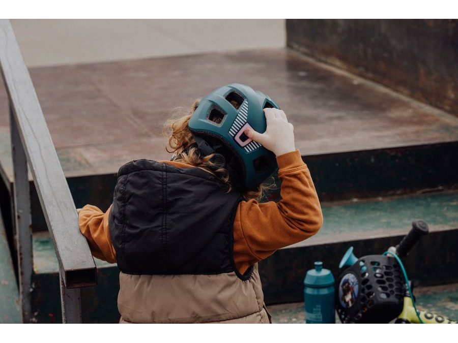 Blikačka k helmě FORCE ZEBU, červená