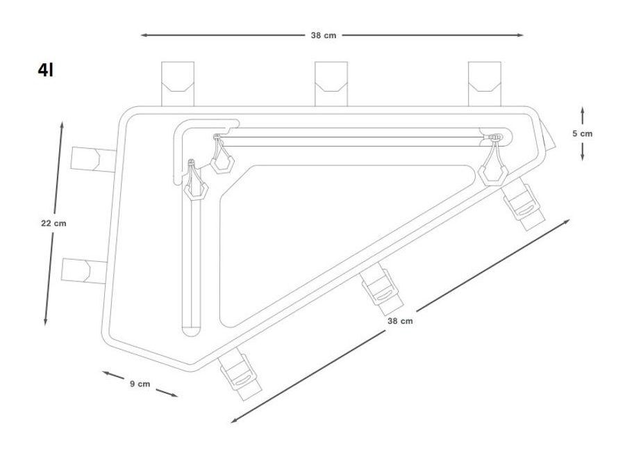 Brašna Apidura NEW Backcountry full frame pack (4l)
