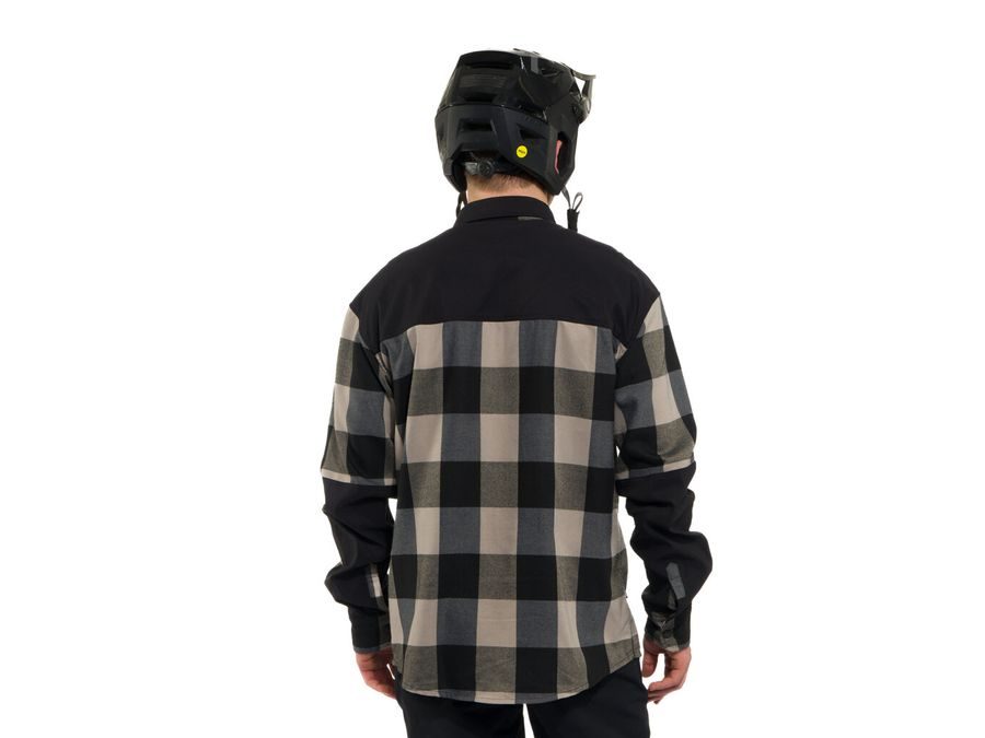 Pánská technická bike košile HORSEFEATHERS Prom, silver birch