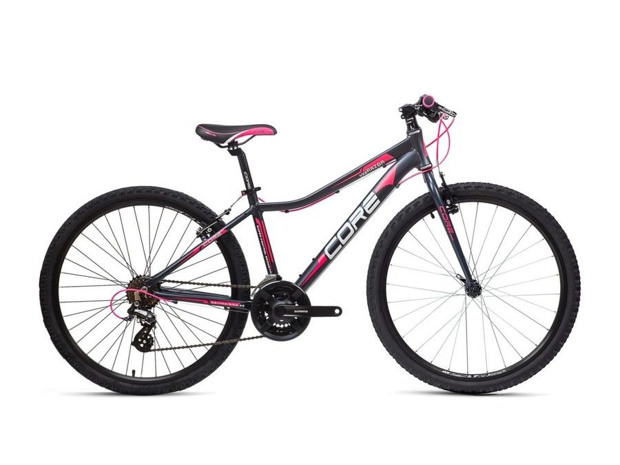 Dětské kolo Core Razor 26",3x7, Ahead, černá mat - růžovou 2025