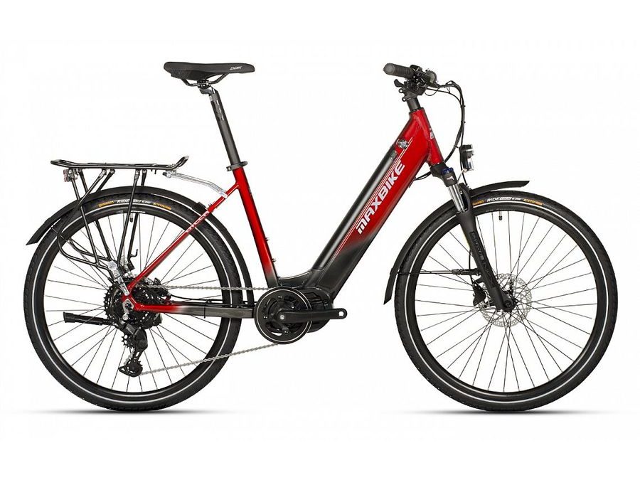 Městské elektrokolo MAXBIKE VILLA 26, červené