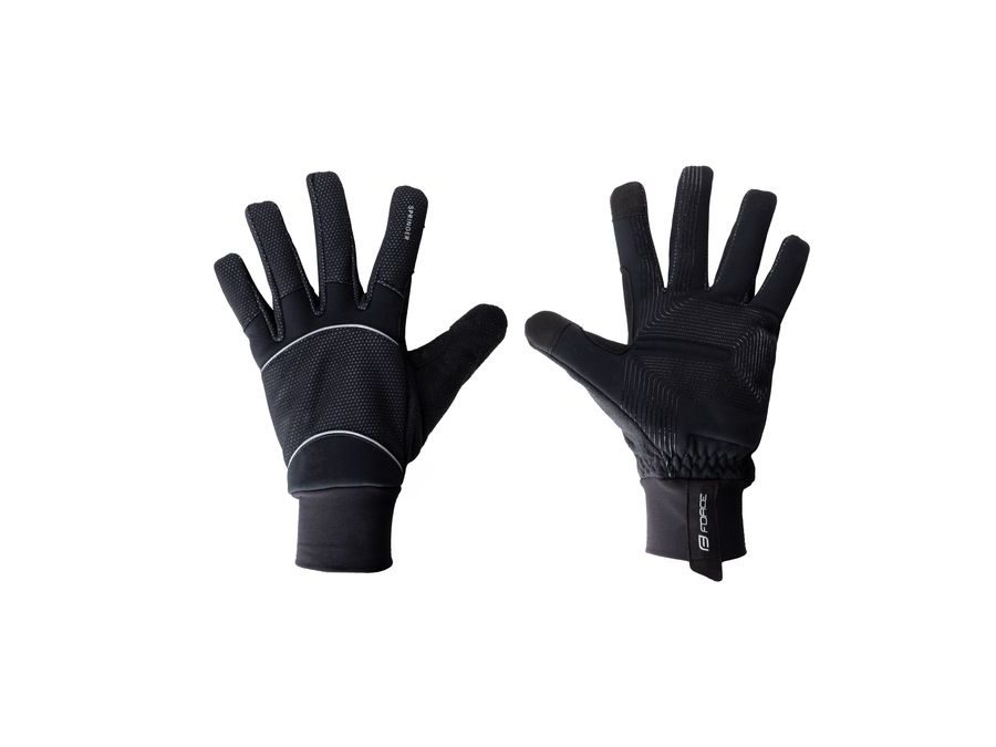 Podzimní/zimní rukavice FORCE SPRINGER, černé