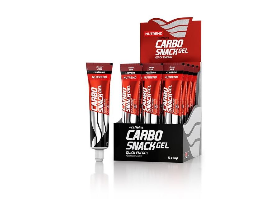 CARBOSNACK gel s kofeinem, tuba, cola, box,