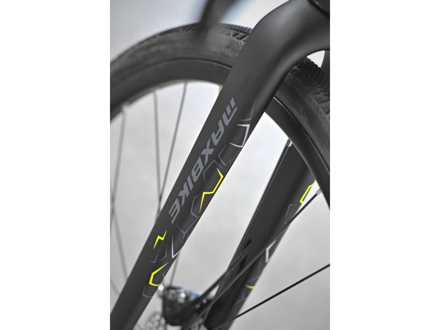 Rámový set Maxbike GRAVEL Al matně černý + vidlice + osy