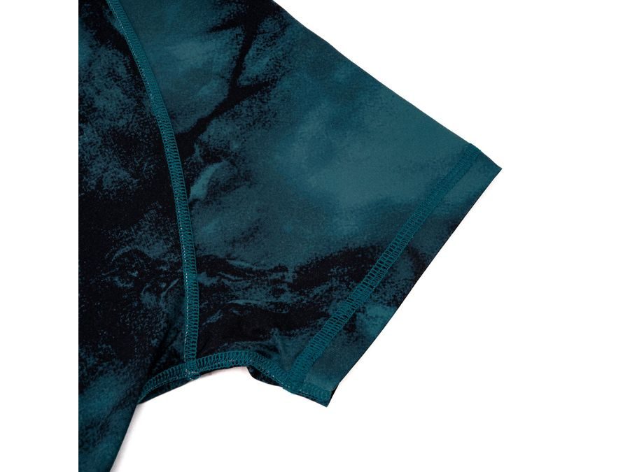 Dámský dres s krátkým rukávem HORSEFEATHERS Deco, petrol camo