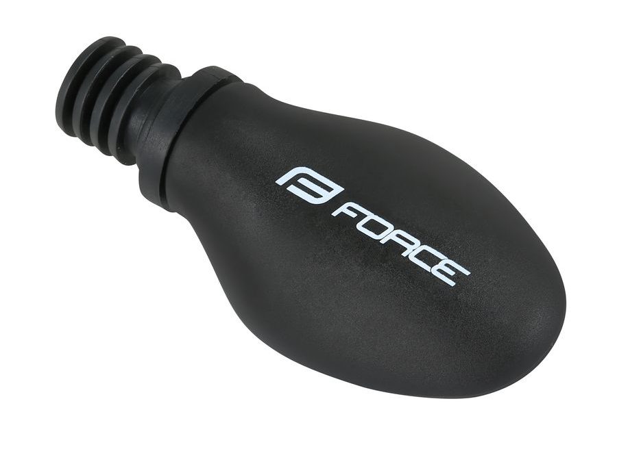 Zpětné zrcátko FORCE plastové do řidítek, černé