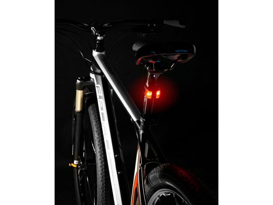 Blikačky sada FORCE AMBIT přední + zadní, černé