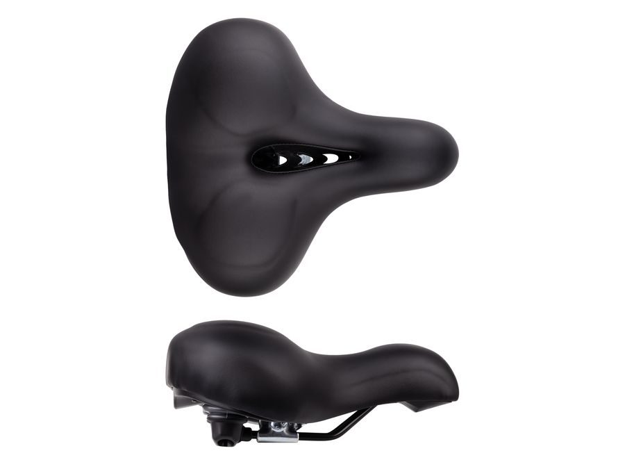 Turistické sedlo FORCE BAXTER GEL PLUS, černé