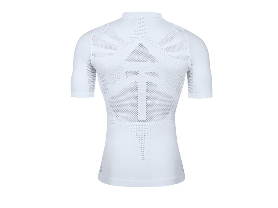 Funkční triko FORCE WIND krátký rukáv, bílé