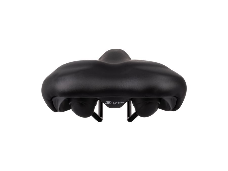 Pánské komfortní sedlo FORCE ALTHEA GEL, černé