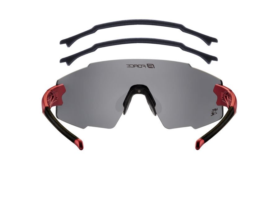 brýle FORCE MANTRA červené, černé zrc. sklo