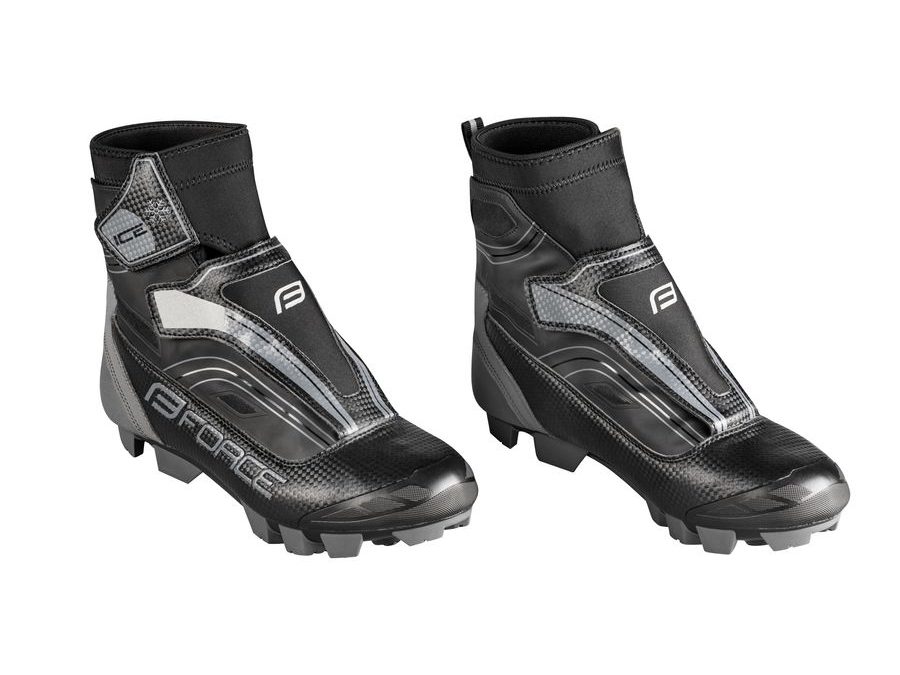 tretry zimní FORCE MTB ICE21, černé