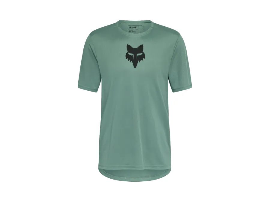 Pánský dres s krátkým rukávem FOX Ranger Fox Head Jersey, pine green