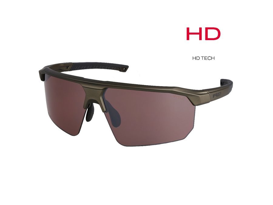 Polarizační sportovní sluneční brýle R2 HD SPEEDSTER AT043B, zeleno-šedé