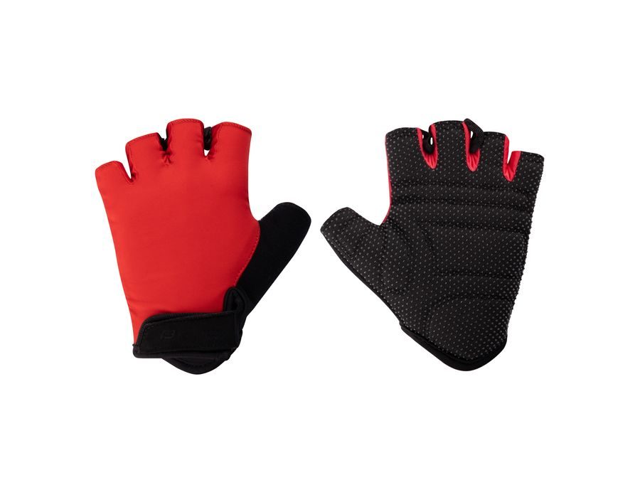 Letní krátkoprsté rukavice FORCE FUN, červené