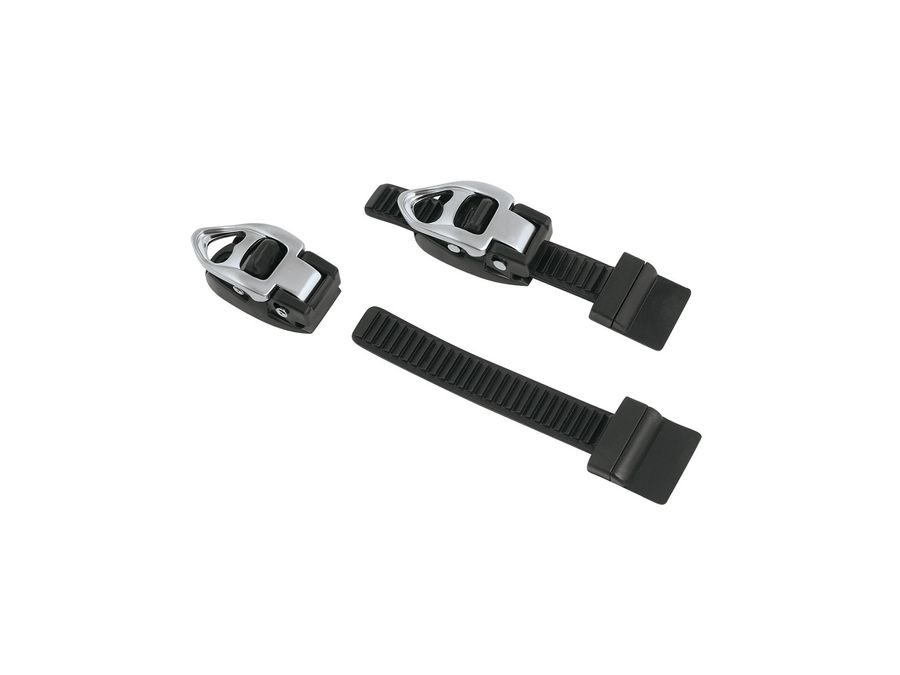 Přezky náhradní na FORCE tretry, černo - stříbrné