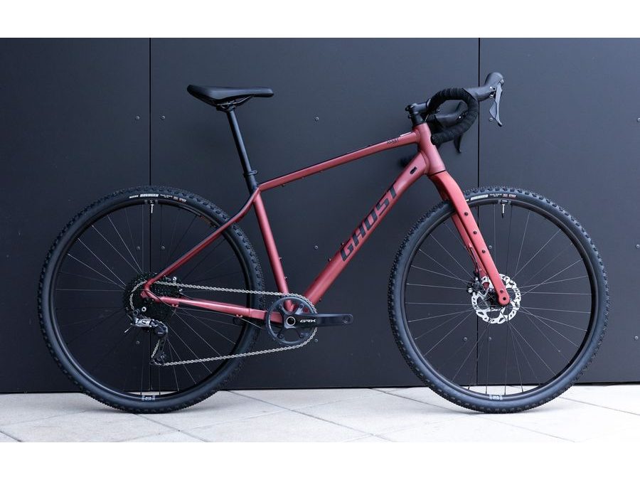 Gravel kolo GHOST Asket Advanced AL Red/Black