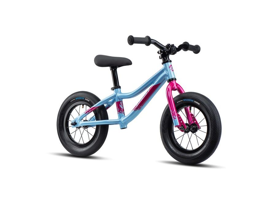 Dětské odrážedlo GHOST Powerkiddy 12 Baby Blue/Magenta Gloss