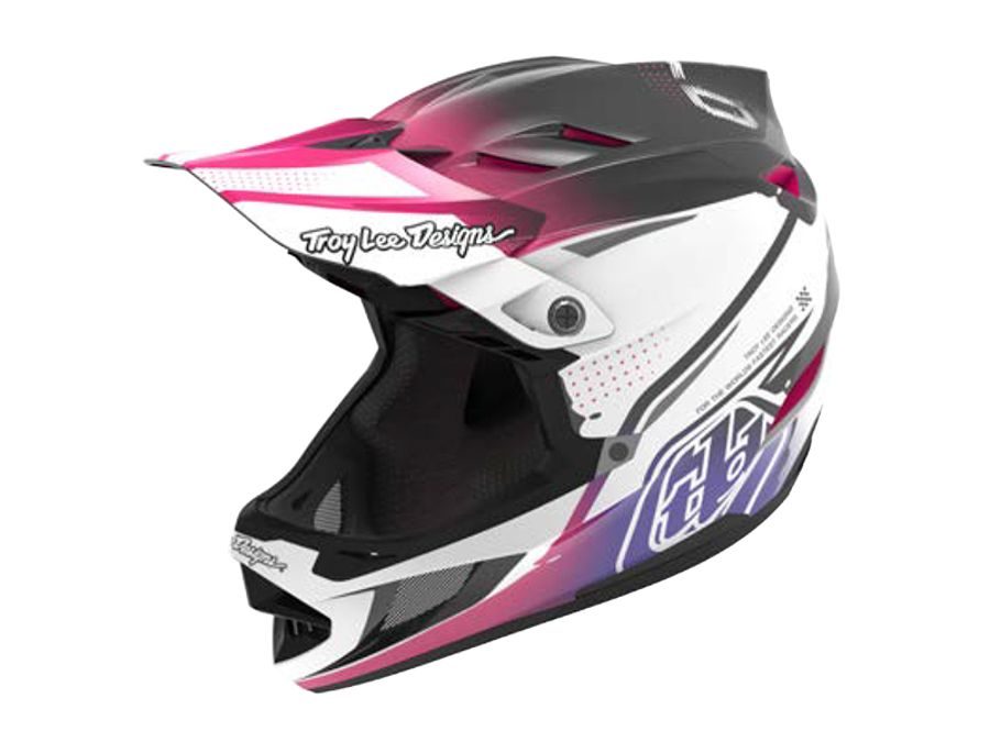 TLD HELMA D4 CARBON DRIP WHITE