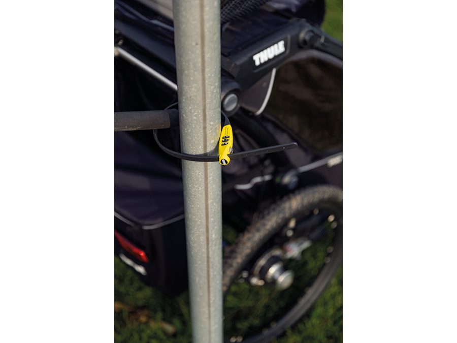 Zámek ABUS Combiflex TravelGuard, červený