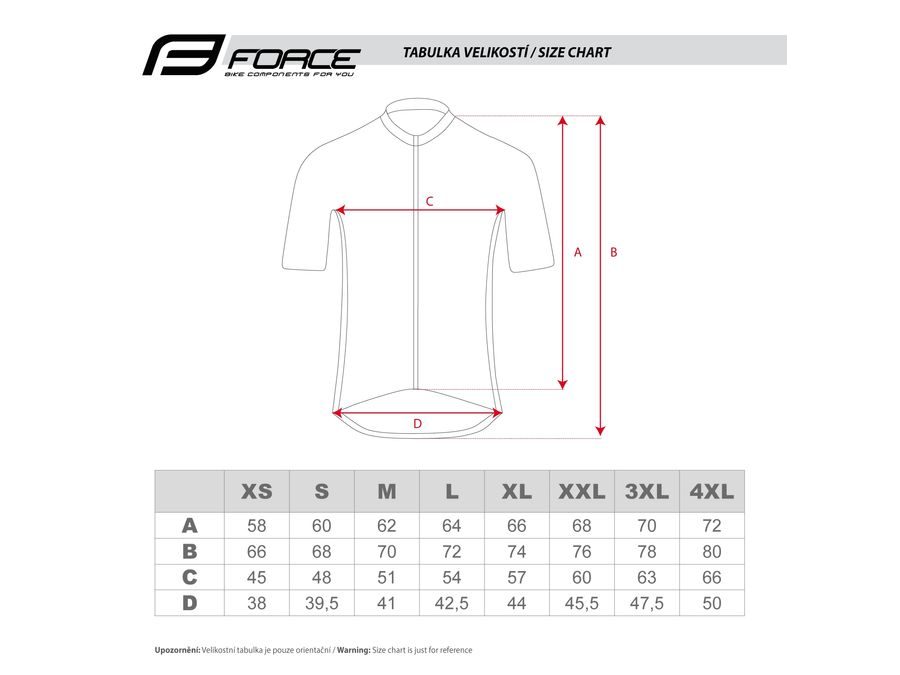 Pánský dres s krátkým rukávem FORCE ROCK, černo-bílý