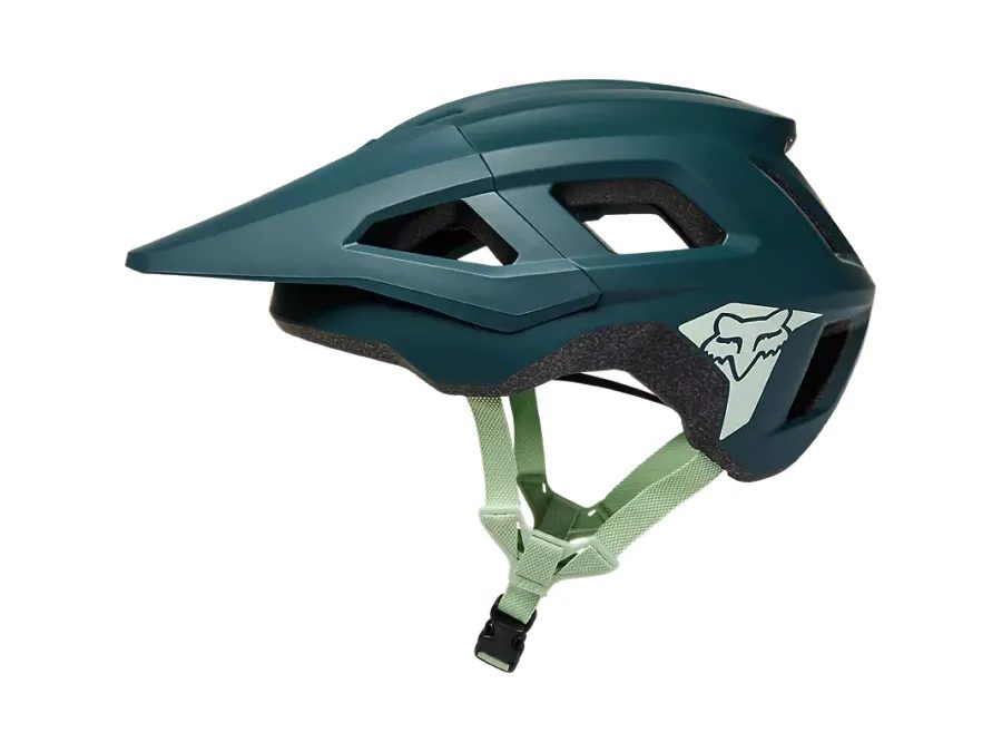 Helma FOX Mainframe Helmet Trvrs - modrozelená