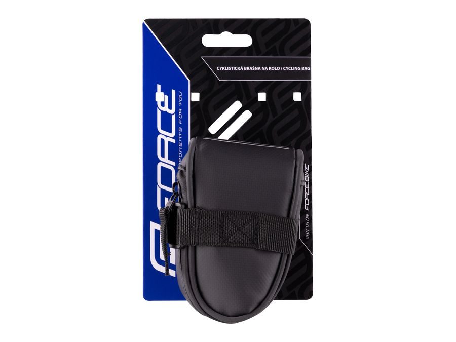 brašna pod sedlo FORCE MINIBAG suchý zip, černá