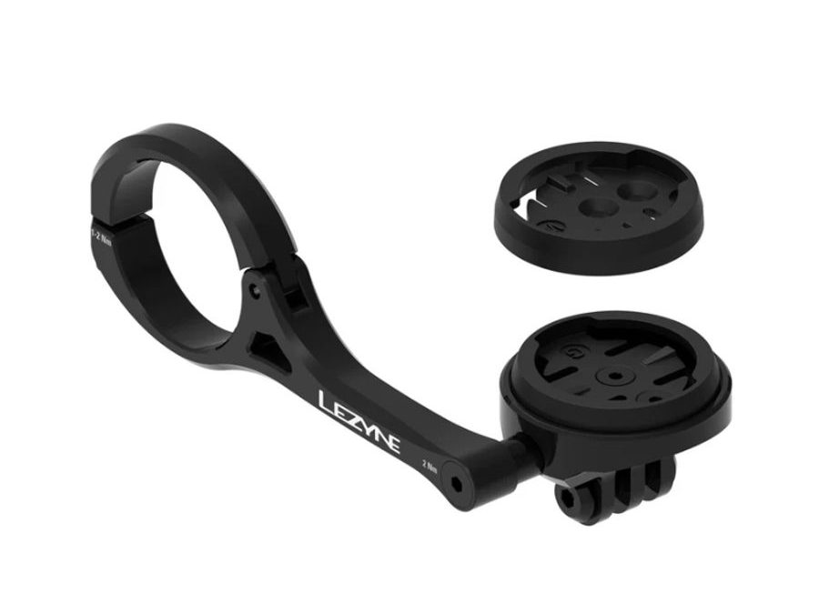 Držák pro cyklopočítač LEZYNE GARMIN/WAHOO GPS FORWARD MOUNT WITH GOPRO