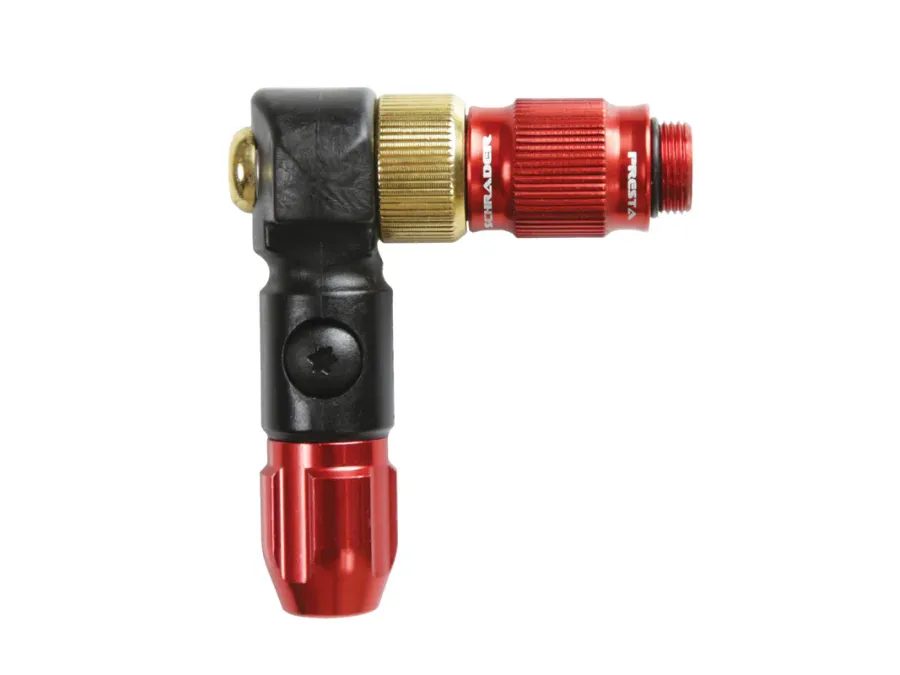 Hlava pro hustilky LEZYNE PUMP HOSE ABS1 PRO BRAIDED FLOOR PUMP HOSE - POD RED GLOSS