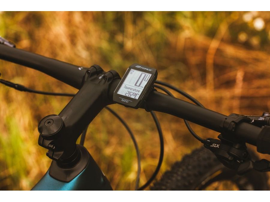 počítač FORCE HRT 20f bezdrát, tep+kadence, bílý