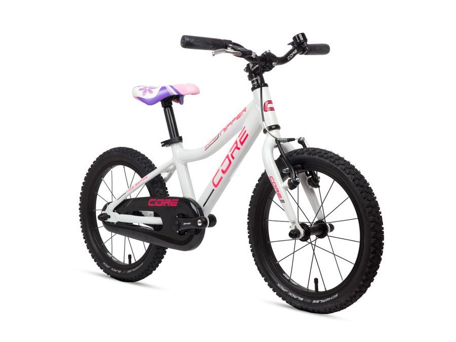 Dětské kolo Core Nipper Al 16" torpédo, (6.95kg) Bílá, Schwalbe Black Jack 2025