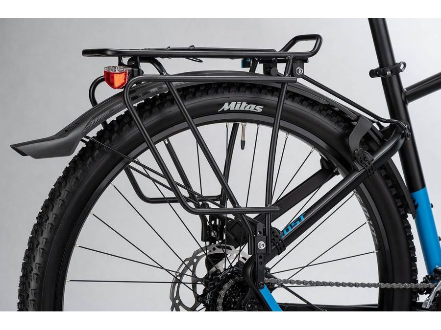 Pánské horské kolo Ghost Kato EQ 29" - Black / Bight Blue Metallic