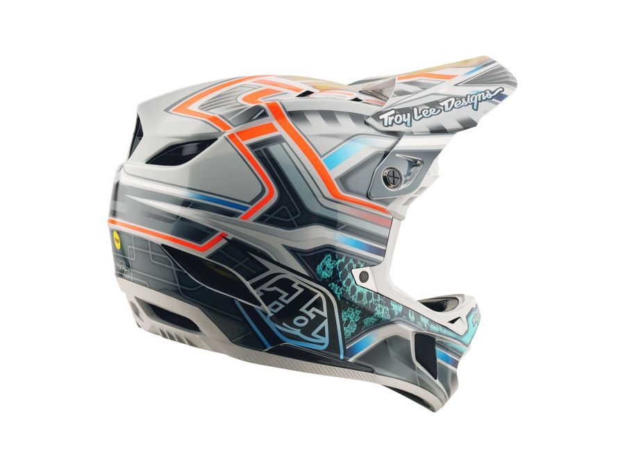 Integrální helma Troy Lee Designs D4 COMPOSITE LOWRIDER GRAY 2025