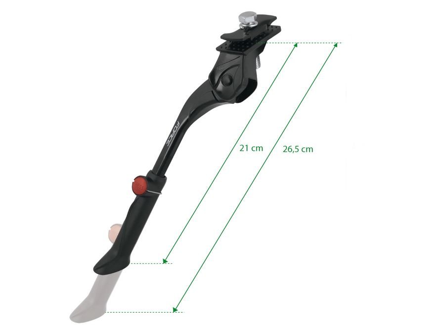 Stojan FORCE KID 16-20" Al pod rám + protikus, černý