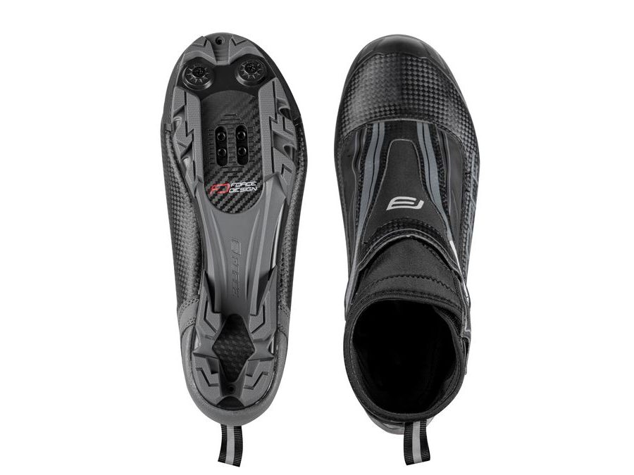 tretry zimní FORCE MTB ICE21, černé